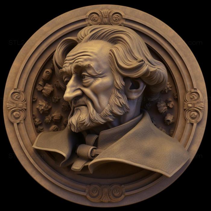 Famous (Richard Wagner 4, 3DFMS_6415) 3D models for cnc